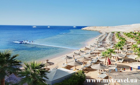 Пляж в гостинице SAVOY SHARM EL SHEIKH 5*